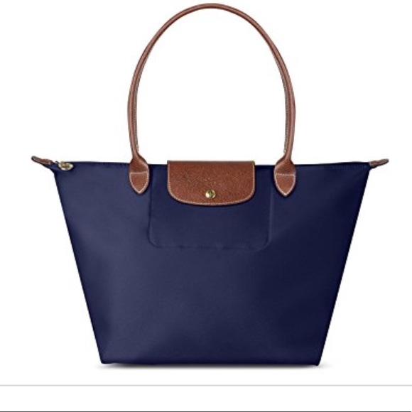 Longchamp Handbags - Longchamp Small Le Pilage Tote Navy